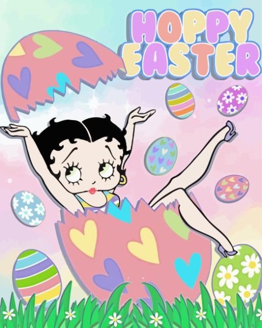 Betty Boop Easter Painting By Numbers