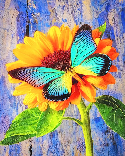 Finalizing the Butterfly Sunflower Delight Artwork