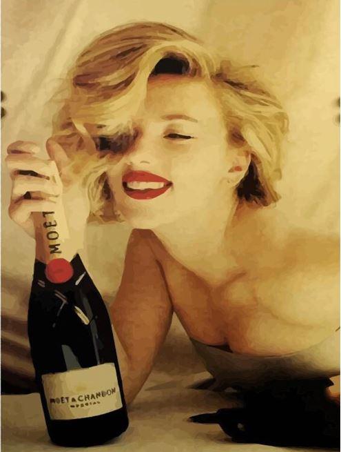 Finalizing Scarlett Johansson painting