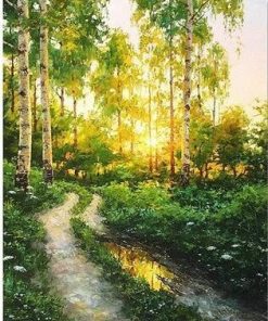 Rural Forest Landscape Paint By Numbers