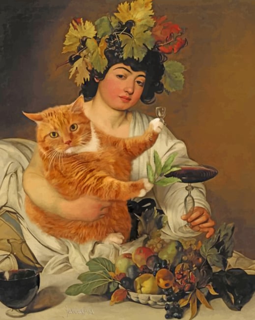 Final Bacchus Vintage Women Artwork