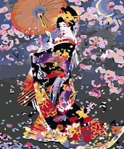 Japanese Women Imagery Paint By Numbers