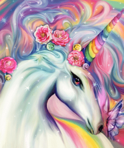 Colorful Fantasy Unicorns Paint By Numbers
