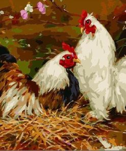 Modern Chicken Painting Paint By Numbers
