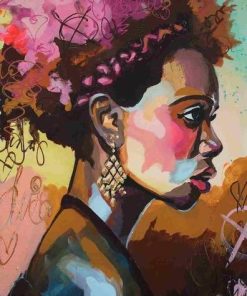 Young African Woman Paint By Numbers