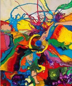 Color Collision Mandala Paint By Numbers