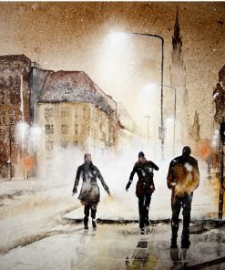 Dublin Night Cityscape Paint By Numbers