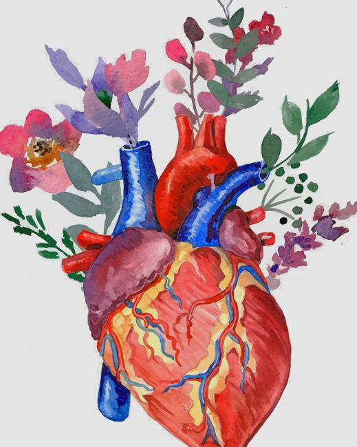 Finalizing the painting by numbers artwork