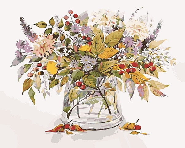 Finalizing the Flower Bouquet artwork