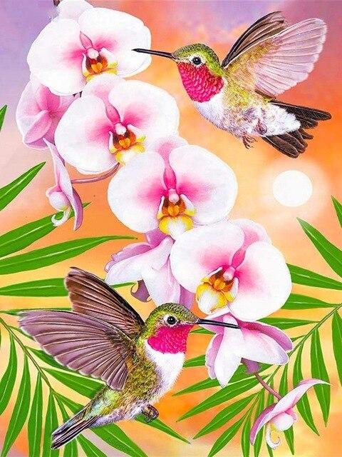 Finalize Pink Flower Birds artwork