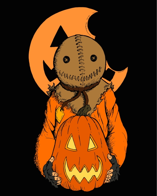 Completed Trick r Treat Sam Artwork