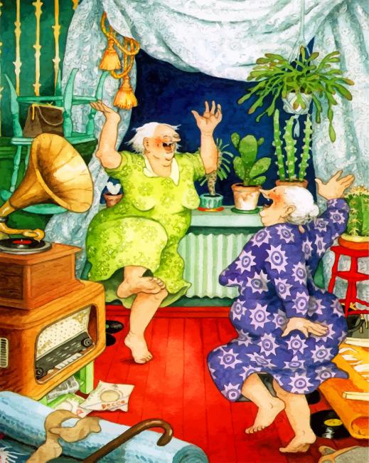 Finalized Happy Fat Lady Friends Artwork