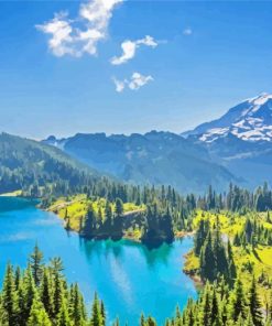 Mount Washington Scenic Paint By Numbers