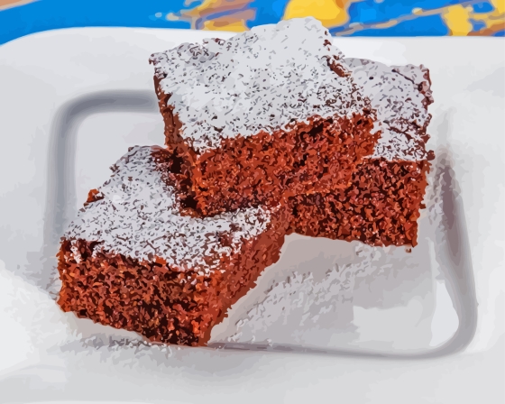 Finalizing artwork with Negrese Cakes Paint By Numbers