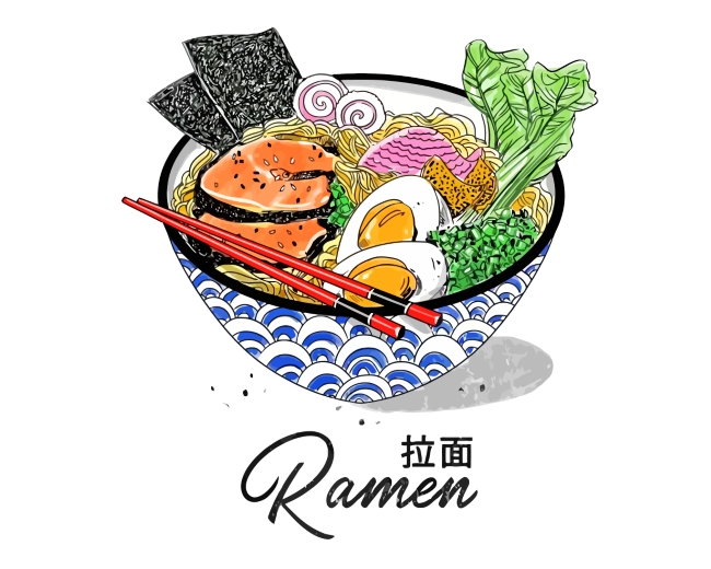 Finalizing the Delicious Ramen Noodle Art