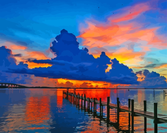 Finalizing Indian River Sunrise Artwork