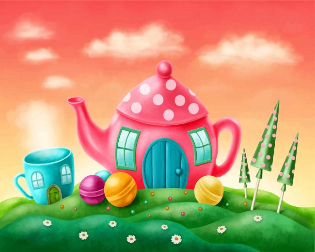 Finalizing the Teapot Nature House artwork