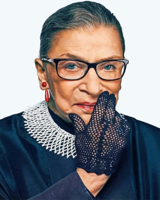 Finalizing Iconic Ruth Bader Ginsburg artwork