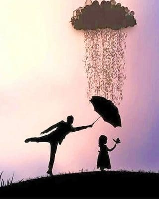 Finalizing the Hero Father Silhouette Skyline Artwork