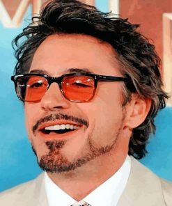 Iron Man Tony Stark Paint By Numbers