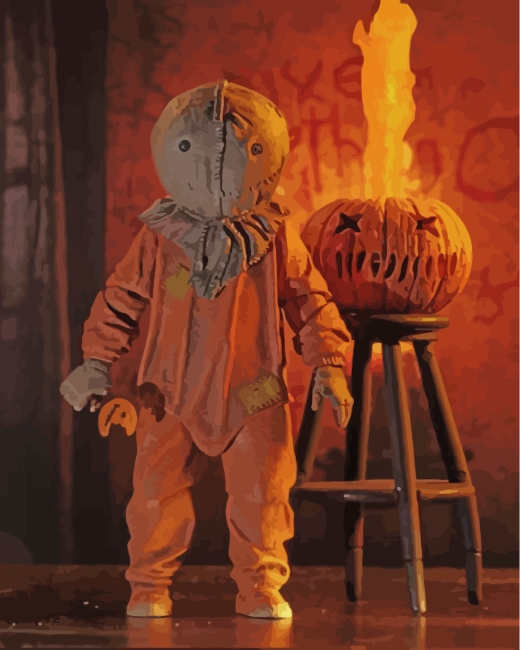 Finalizing the Trick r Treat Halloween artwork
