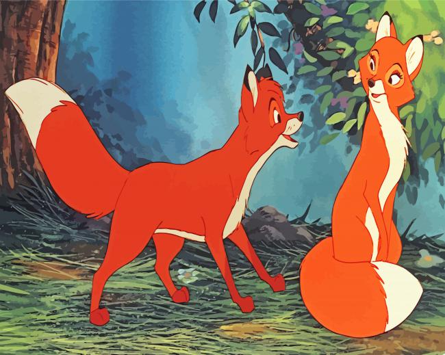 Finalizing the Disney Fox and Hound Vixey artwork