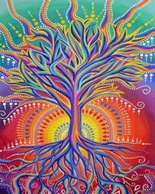 Finalizing the Aesthetic Tree Of Life Painting