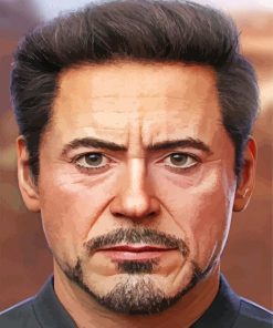 Iron Man Tony Stark Paint By Numbers