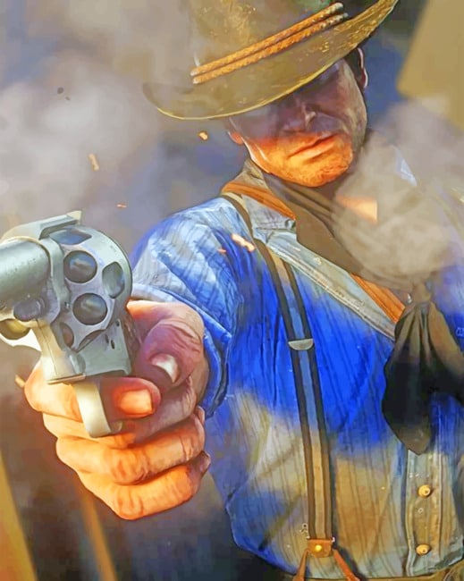 Finalizing Western Cowboy Artwork