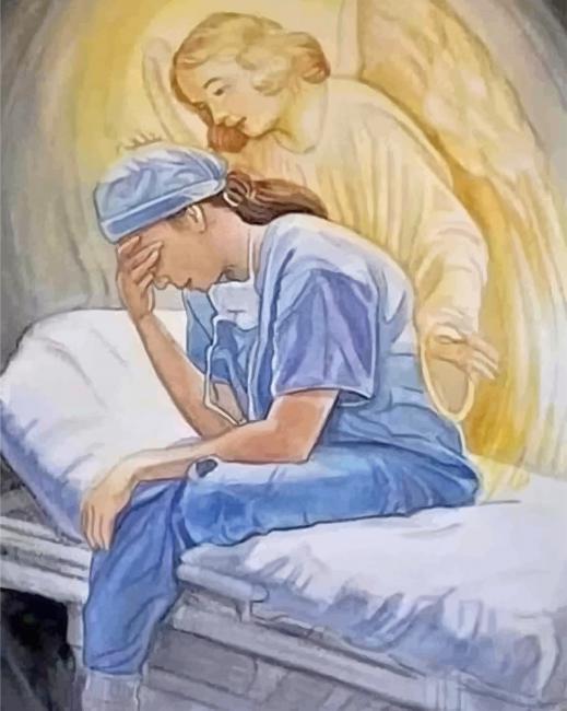 Completing the Heroic Nurses Illustration Artwork