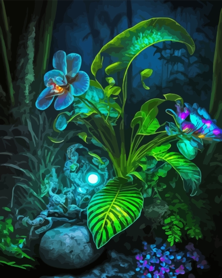 Finalizing Fantastic Flower Fantasy artwork