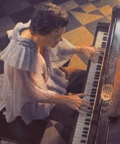 Harry Styles Vintage Singer Paint By Numbers