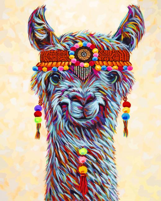 Finalizing the Bohemian Llama Artwork