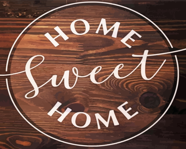 Finalizing the artwork with paint by numbers kit