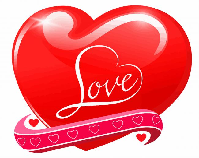 Finalizing Heart Love Illustrations Paint By Numbers