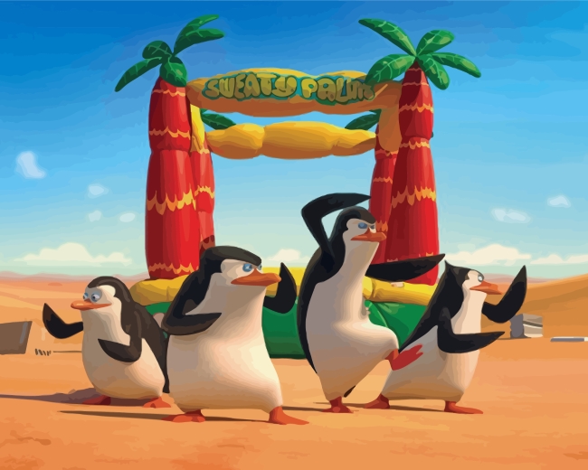 Finalizing the Madagascar Penguins Movie artwork