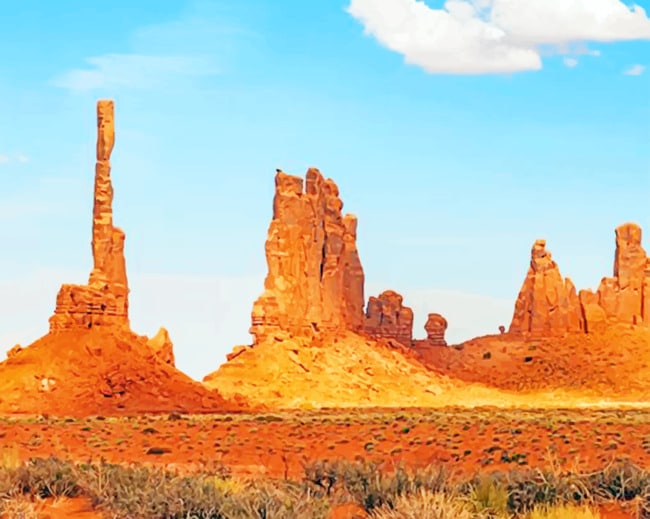 Finalizing the Monument Valley Landscape Artwork