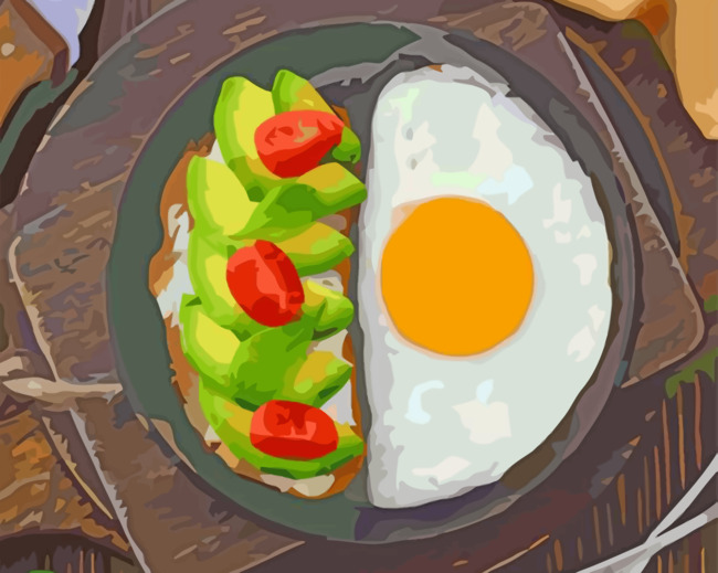 finalizing the paint by numbers artwork