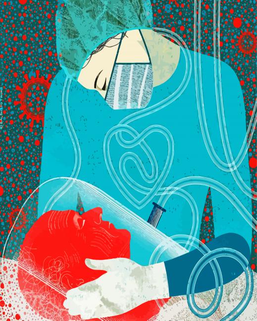 Finalizing Nursing Heroes artwork