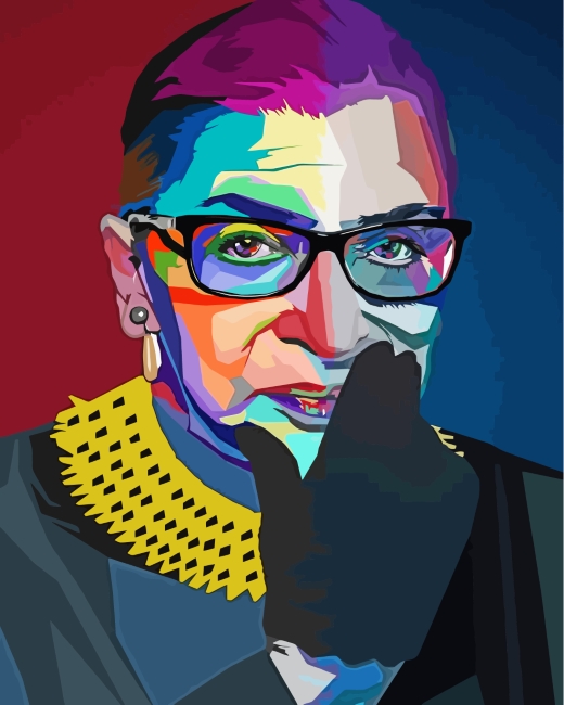 Finalizing Ruth Bader Ginsburg artwork